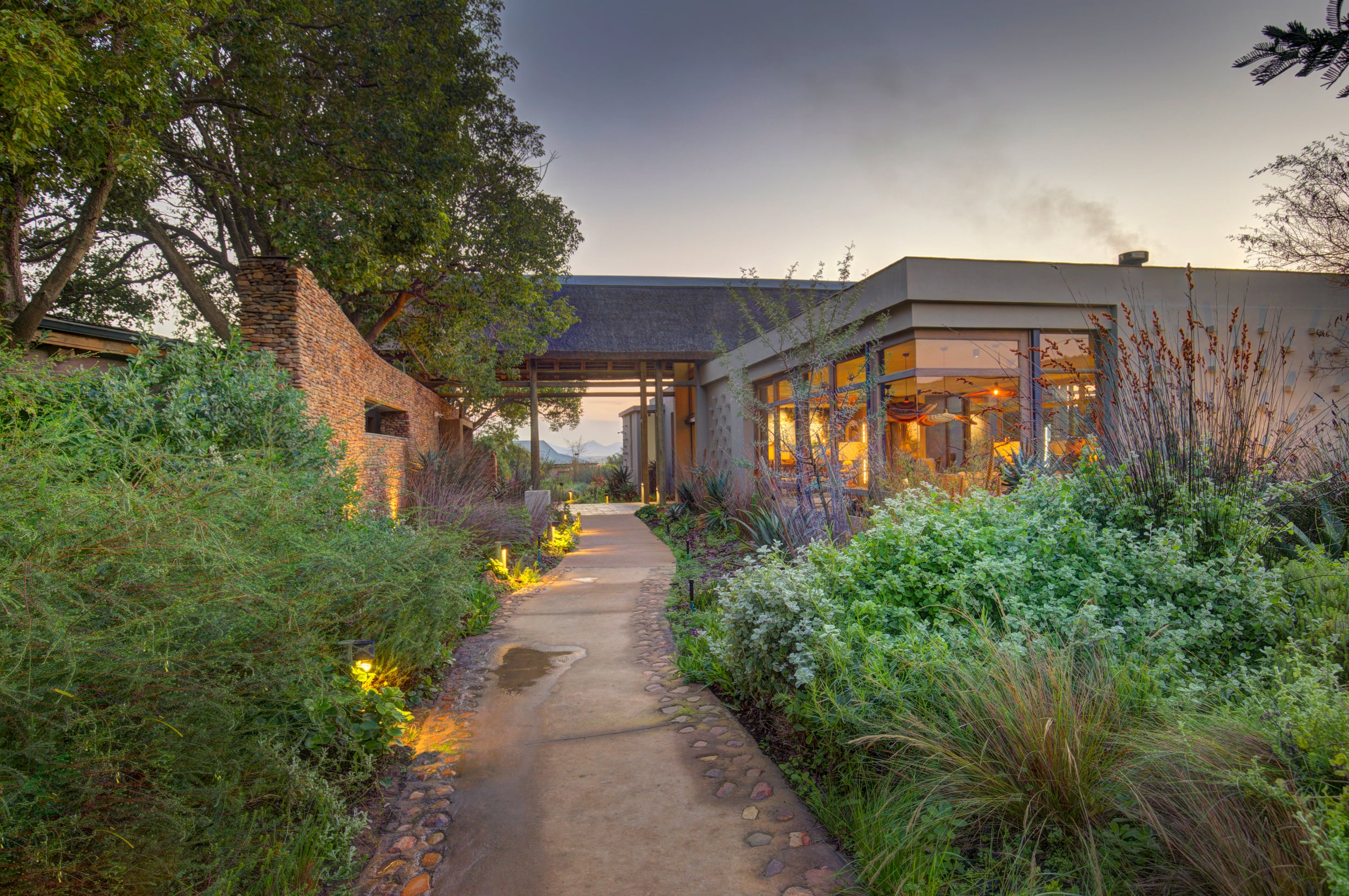 Garden Route Game Lodge reception area