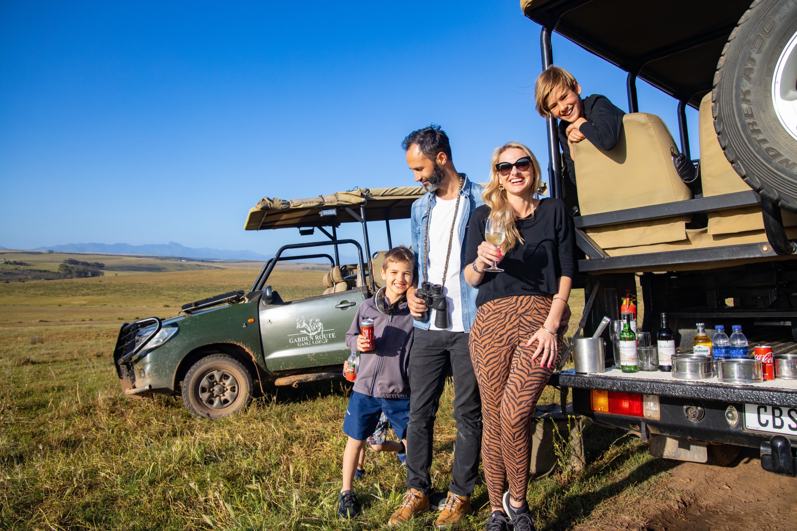 Day visitor game drive at Garden Route Game Lodge