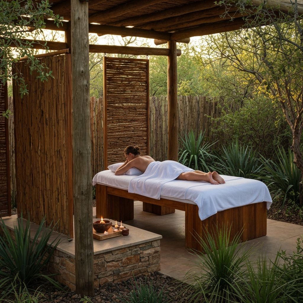 Spa treatment at Garden Route Game Lodge